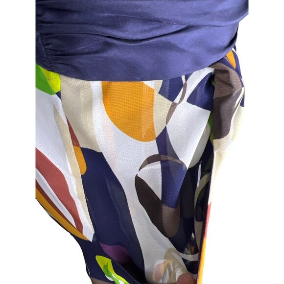 Moulinette Soeurs Anthropologie dress sheath abstract geometric print sz 2 Dd533 - Picture 4 of 12